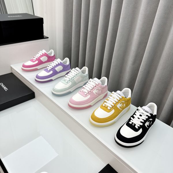 CHAN Chanel Thick-soled Panda Sneakers Panda Cookie Shoes - Image 3