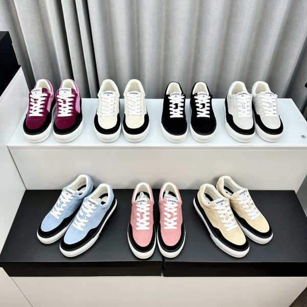 CHAN Chanel Thick-soled Panda Sneakers Panda Cookie Shoes - Image 6