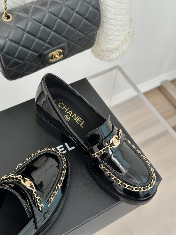 CHANE*??Chanel 24K new chain double C loafers - Image 7