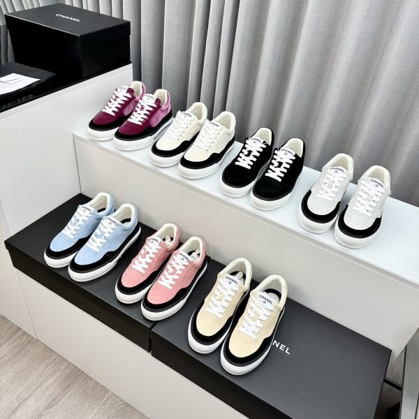 CHAN Chanel Thick-soled Panda Sneakers Panda Cookie Shoes - Image 5