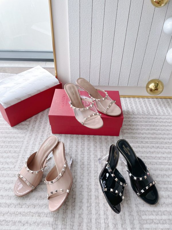 2024 Spring and Summer Crystal Heel Slippers Series