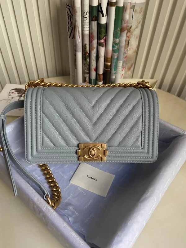Chanel Calfskin Size:25x15x9cm
