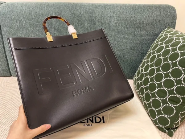 Sunshine Leather Tote Briefcase Size: 36*17*31cm 40*20*35 Model: 1520 1521 - Image 9